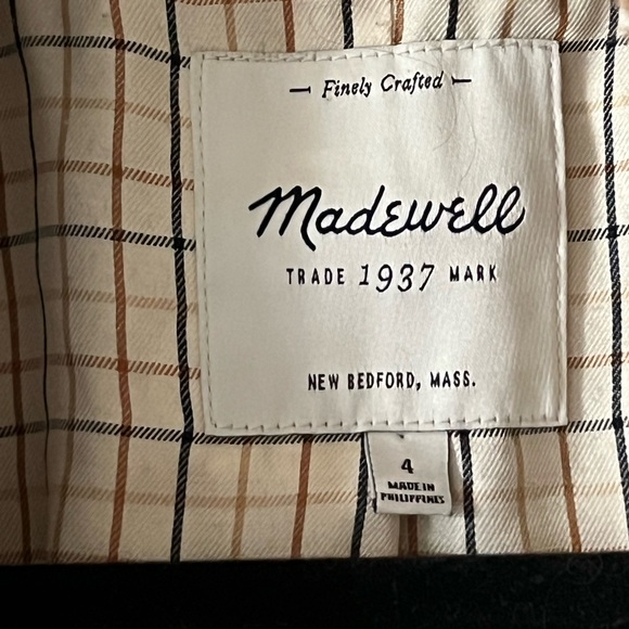 Madewell Brushweave Cocoon Blazer Coat Brown
Size 4 - Picture 3 of 13